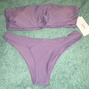 brand new Zaful light blue bikini set